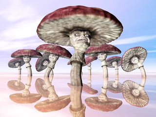 Alien Planet with Alien Plants © Michael Rosskothen