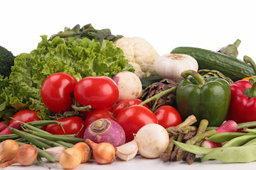 fresh raw vegetables