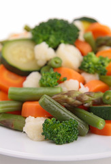 plate of vegetables