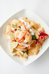 Thaifood, Stir fried prawn with lemon sauce.