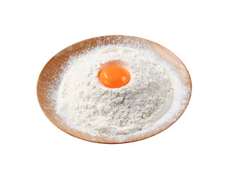 Egg yolk and flour
