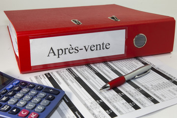 classeur après-vente
