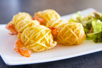Beignet de crevette