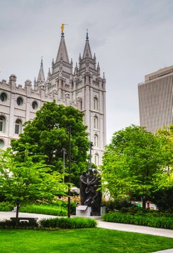 Mormons' Temple In Salt Lake City, UT