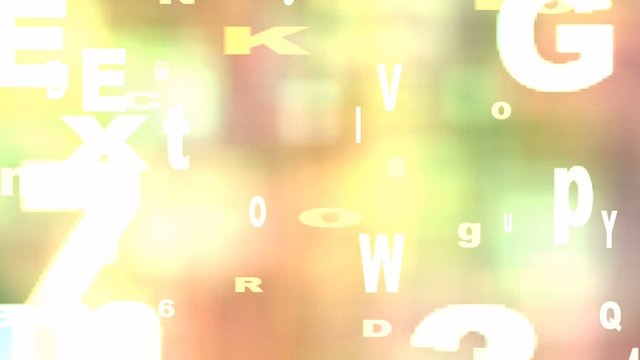 Letters and Numbers Animation