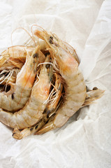 raw shrimp