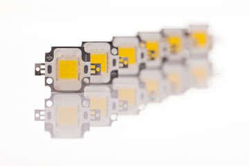 Line of COB LED's -  chips on board