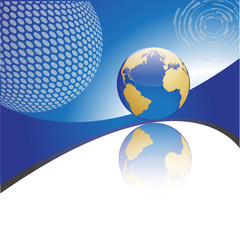 business abstract background - vector illustration