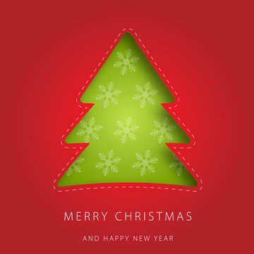 Christmas Tree greeting card