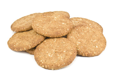 heap of oatmeal cookies