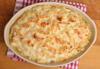 Macaroni Cheese in Casserole Dish