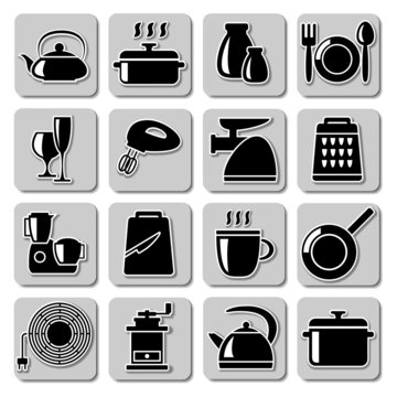 Vector Kitchenware Icons