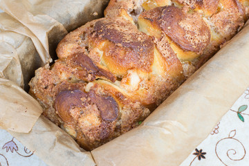 French brioche with candied orange