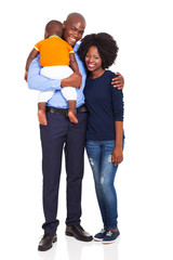 Fototapeta premium young african family with baby boy