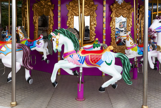 Carousel Horses on carnival
