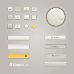 User interface elements set