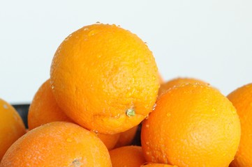  background with Fresh oranges