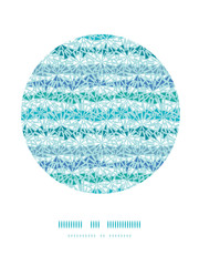 Vector Abstract ice chrystals texture circle decor background