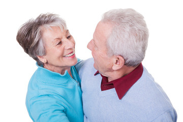 Portrait Of Senior Couple Dancing