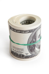 Rolled Us Dollar Notes