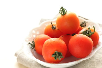 freshness tomato in bowl for healthy food image