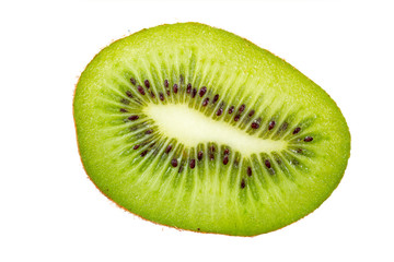Fototapeta na wymiar Kiwi fruit cross section.