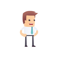 modern and stylish web character