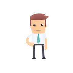 modern and stylish web character