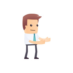 modern and stylish web character