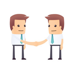 modern and stylish web character