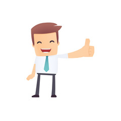 modern and stylish web character