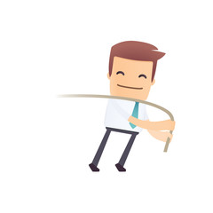 modern and stylish web character