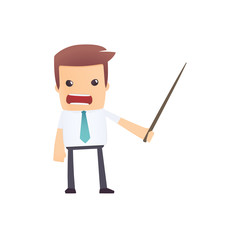 modern and stylish web character