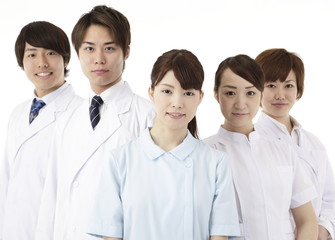 医療イメージ,5人