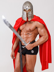 Warrior who is ready to fight