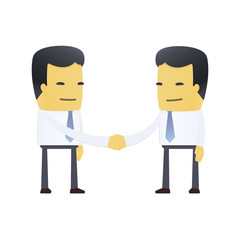 modern and stylish web character