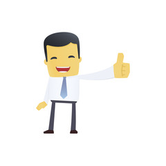 modern and stylish web character