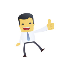 modern and stylish web character