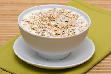 Delicious and healthy granola or muesli