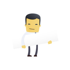 modern and stylish web character