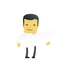 modern and stylish web character