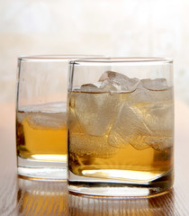 Whiskey with ice
