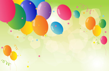 Beautiful colorful balloons