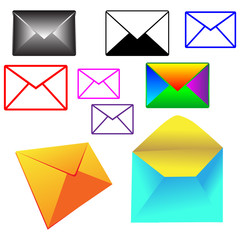 A set of envelopes