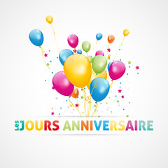 jours anniversaire