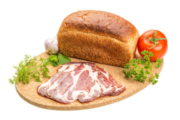 Bacon with vegetables