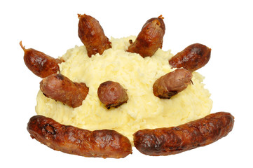Sausages And Mashed Potato