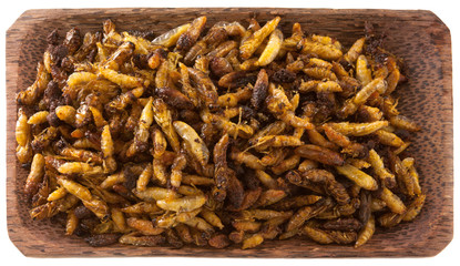 plat de guêpes frites, gastronomie réunionnaise