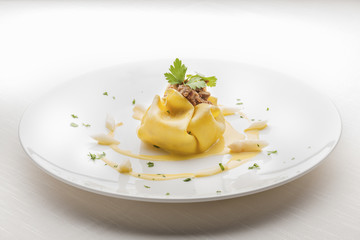 Elegant Ravioli Plate