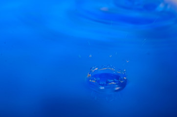 Wasser Hintergrund blau